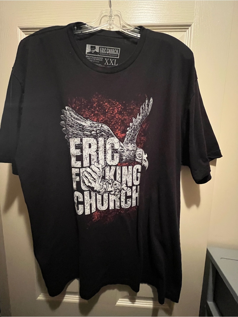 Eric Church Official Black T-Shirt XXL Country Music Original